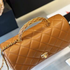 Túi Nữ Chanel Handle Siêu Cấp Quai Cầu Vồng 22x21cm