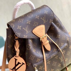 Balo Louis Vuitton Montsouris Nữ Hàng Hiệu Phụ Kiện Vàng 27x33cm