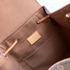 Balo Louis Vuitton Montsouris Nữ Hàng Hiệu Phụ Kiện Vàng 27x33cm