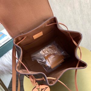 Balo Louis Vuitton Montsouris Nữ Hàng Hiệu Phụ Kiện Vàng 27x33cm