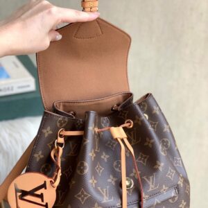 Balo Louis Vuitton Montsouris Nữ Hàng Hiệu Phụ Kiện Vàng 27x33cm