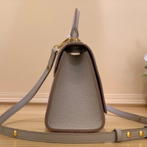 Túi Xách Louis Vuitton LV Twist Handle Siêu Cấp Brown 17x25x11cm