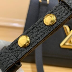 Túi Xách Louis Vuitton LV Twist Handle Siêu Cấp Black 17x25x11cm