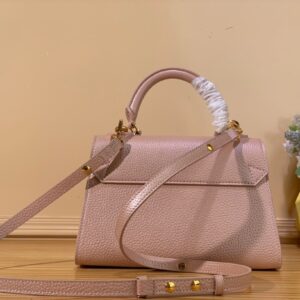 Túi Xách Louis Vuitton LV Twist Handle Siêu Cấp Nữ Pink 17x25x11cm