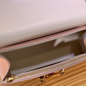 Túi Xách Louis Vuitton LV Twist Handle Siêu Cấp Nữ Pink 17x25x11cm