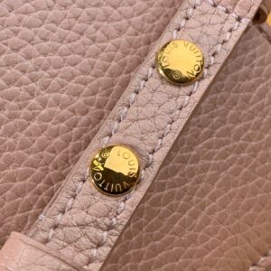 Túi Xách Louis Vuitton LV Twist Handle Siêu Cấp Nữ Pink 17x25x11cm