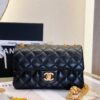 Túi Xách Nữ Hàng hiệu Chanel Charm Siêu Cấp Dây Xích Vàng Gold 20cm