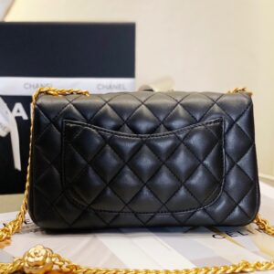 Túi Xách Nữ Hàng hiệu Chanel Charm Siêu Cấp Dây Xích Vàng Gold 20cm