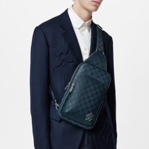 Túi Xách Nam Hàng Hiệu Louis Vuitton LV Avenue Siêu Cấp Họa Tiết Damier 20x31x7cm