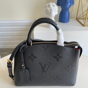 Túi Xách Nữ Hàng Hiệu Louis Vuitton LV Petit Palas Siêu Cấp Màu Đen 29x18cm