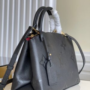 Túi Xách Nữ Hàng Hiệu Louis Vuitton LV Petit Palas Siêu Cấp Màu Đen 29x18cm