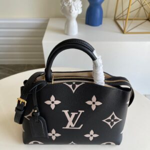 Túi Xách Nữ Hàng Hiệu Louis Vuitton LV Petit Palas Truyền Thống Khóa Vàng 29x18cm