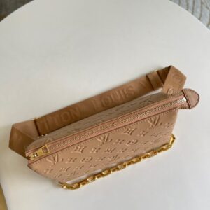 Túi Xách Nữ Hàng Hiệu Louis Vuitton LV Coussin Siêu Cấp Màu Nâu 26cm