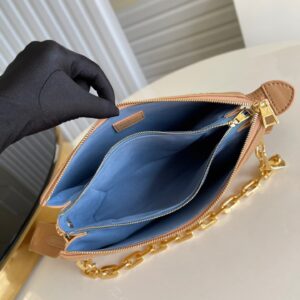 Túi Xách Nữ Hàng Hiệu Louis Vuitton LV Coussin Siêu Cấp Màu Nâu 26cm