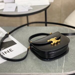 Túi Xách Nữ Hàng Hiệu Celine Handle Siêu Cấp Màu Trắng 15.5x11.5x5cm