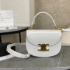 Túi Xách Nữ Hàng Hiệu Celine Handle Siêu Cấp Màu Trắng 15.5x11.5x5cm