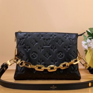 Túi Xách Nữ Hàng Hiệu Louis Vuitton LV Coussin Siêu Cấp Họa Tiết Hoa 20x19cm