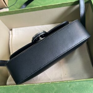 Túi Xách Nữ Hàng Hiệu Gucci Petite Siêu Cấp Màu Đen 21x10x5cm