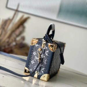 Túi Xách Nữ Hàng Hiệu Louis Vuitton LV Petite Valise Trunk Siêu Cấp 22.5x14.5x11.5cm