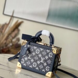 Túi Xách Nữ Hàng Hiệu Louis Vuitton LV Petite Valise Trunk Siêu Cấp 22.5x14.5x11.5cm