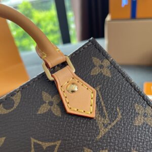 Túi Xách Nữ Hàng Hiệu Louis Vuitton LV Petit Sacplat Họa Tiết Chuyền Thống 17x14cm