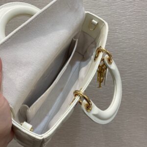 Túi Xách Nữ Hàng Hiệu Dior D-JOY Màu Trắng Siêu Cấp 26x13.5cm