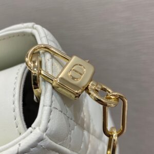 Túi Xách Nữ Hàng Hiệu Dior D-JOY Màu Trắng Siêu Cấp 26x13.5cm