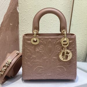 Túi Xách Nữ Hàng Hiệu Dior Lady Họa Tiết Siêu Cấp 20cm