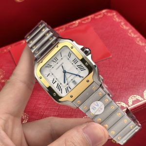 Cartier Santos de Cartier W2SA0009 Demi Gold Replica BV Factory (10)