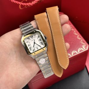 Cartier Santos de Cartier W2SA0009 Demi Gold Replica BV Factory (10)