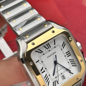 Cartier Santos de Cartier W2SA0009 Demi Gold Replica BV Factory (10)