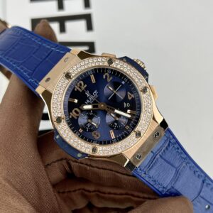 Đồng Hồ Hublot Big Bang Chronograph Màu Xanh Dương Replica 44mm (1)