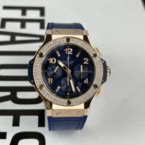 Đồng Hồ Hublot Big Bang Chronograph Màu Xanh Dương Replica 44mm (1)