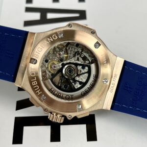 Đồng Hồ Hublot Big Bang Chronograph Màu Xanh Dương Replica 44mm (1)