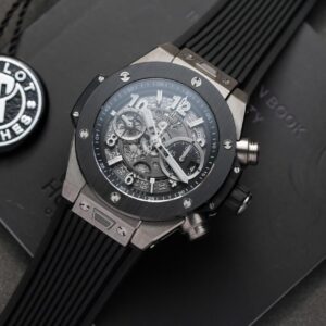 Đồng Hồ Hublot Big Bang Unico Viền Đen Replica Nhà Máy BBF 44mm (1)