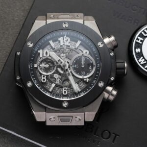Đồng Hồ Hublot Big Bang Unico Viền Đen Replica Nhà Máy BBF 44mm (1)