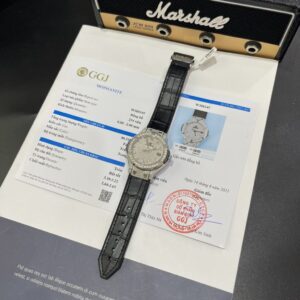 Đồng Hồ Hublot Classic Fusion Độ Full Kim Cương Moissanite 38mm (1)