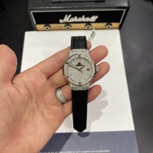 Đồng Hồ Hublot Classic Fusion Độ Full Kim Cương Moissanite 38mm (1)