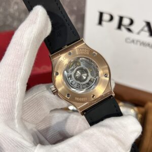 Đồng Hồ Hublot Classic Fusion King Gold Gray Dial Độ Moissanite 42mm (3)