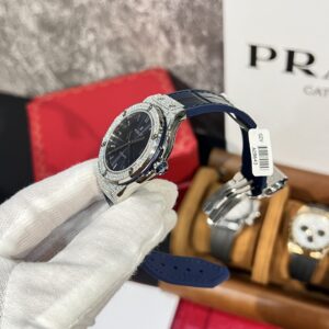 Đồng Hồ Hublot Classic Fusion Titanium Blue Dial Đính Moissanite 38mm (1)