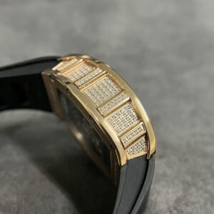 Đồng Hồ Richard Mille RM57-02 Falcon Đính Đá Vỏ Vàng Hồng 42mm