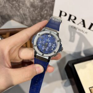 Hublot Big Bang Chronograph Diamonds Blue Dial 44mm (1)