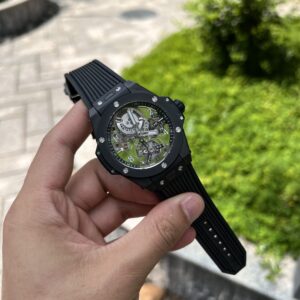 Hublot Big Bang Tourbillon Vỏ Gốm Đen Replica JB Factory 45mm (1)