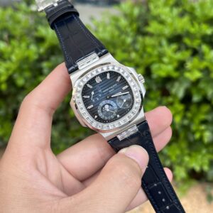 Patek Philippe Nautilus 5724G Replica 11 Màu Xanh Full Set GR Factory 40mm (3)
