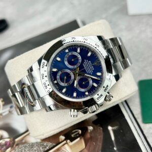 Rolex Cosmograph Daytona 116509 Mặt Xanh Dương Replica 40mm (9)