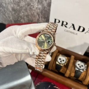 Rolex Day-Date 228235 Mặt Số Xanh Lá GM Factory V2 Rep 11 40mm (1)
