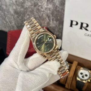 Rolex Day-Date 228235 Mặt Số Xanh Lá GM Factory V2 Rep 11 40mm (1)