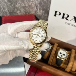 Rolex Day-Date 228238 Replica Mặt Số Trắng Nhà Máy GM V2 40mm (2)