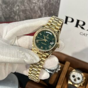 Rolex Day-Date 228238 Replica Mặt Xanh Lá Nhà Máy GM V2 40mm (1)
