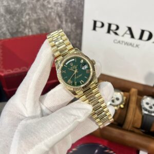 Rolex Day-Date 228238 Replica Mặt Xanh Lá Nhà Máy GM V2 40mm (1)